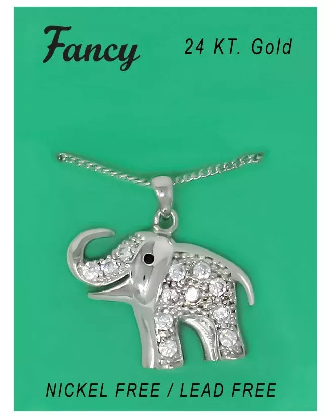 C&L – FANCY ELEPHANT CHARM NECKLACE (PNS11)
