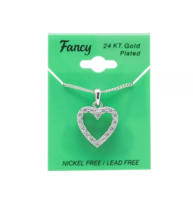 C&L – FANCY HEART NECKLACE (PNS1)