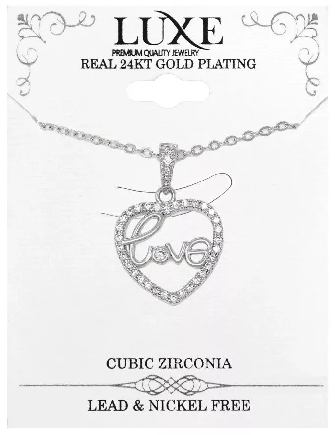 C&L – LUXE HIGHEND NECKLACE SILVER (LXHN6S)
