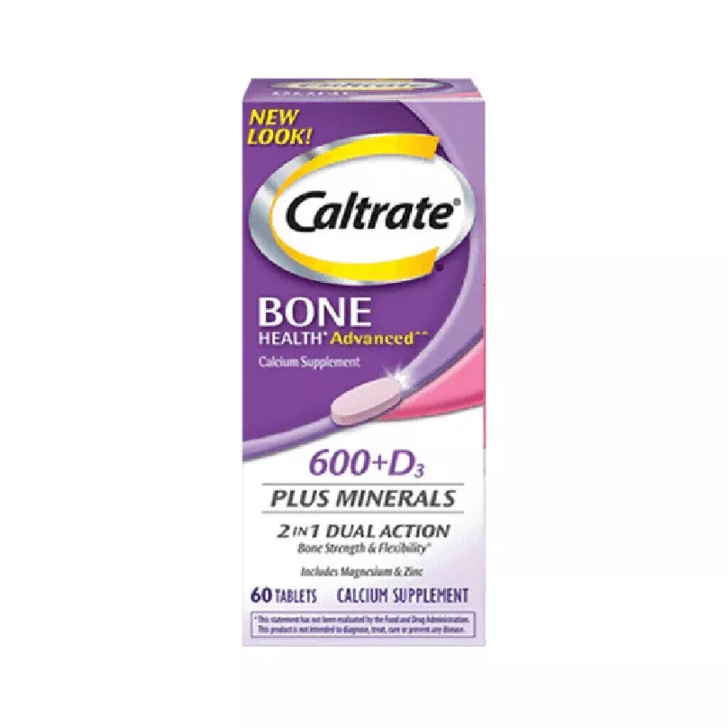 Caltrate 600+D3 Plus Minerals Bone Health Advanced – 60 Tablets