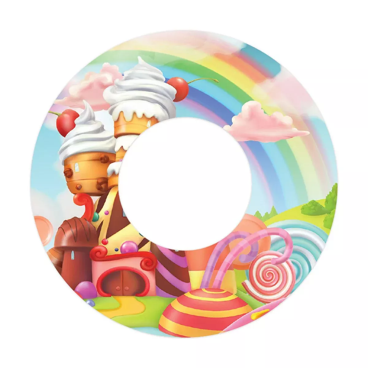 Candy Castle PatchTape Designed for the FreeStyle Libre 2