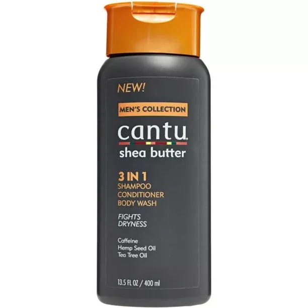 Cantu – Men’s Collection Shea Butter 3-In-1 Shampoo Conditioner Body Wash