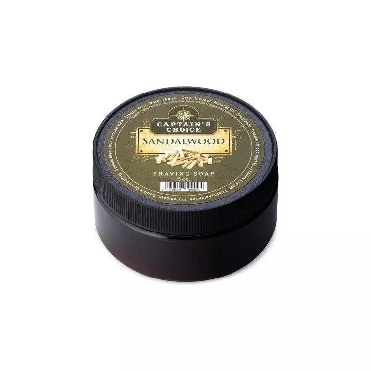 Captain’s Choice Sandalwood Shaving Soap 5 Oz