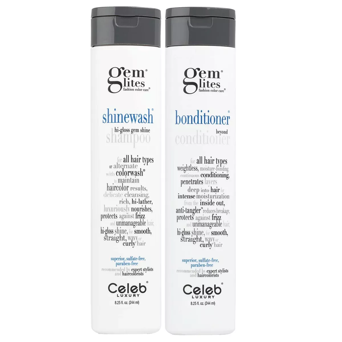 Celeb Luxury Gem Lites SHINEWASH SHAMPOO, 8.25 Oz