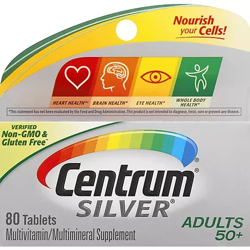 Centrum Silver Multivitamin/Multimineral, Adults 50+, Tablets