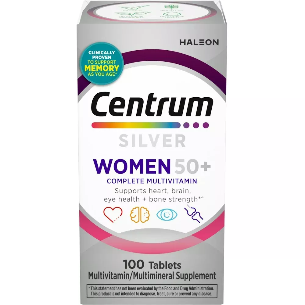 Centrum Silver Women 50 + Multivitamin Tablets 100Ct