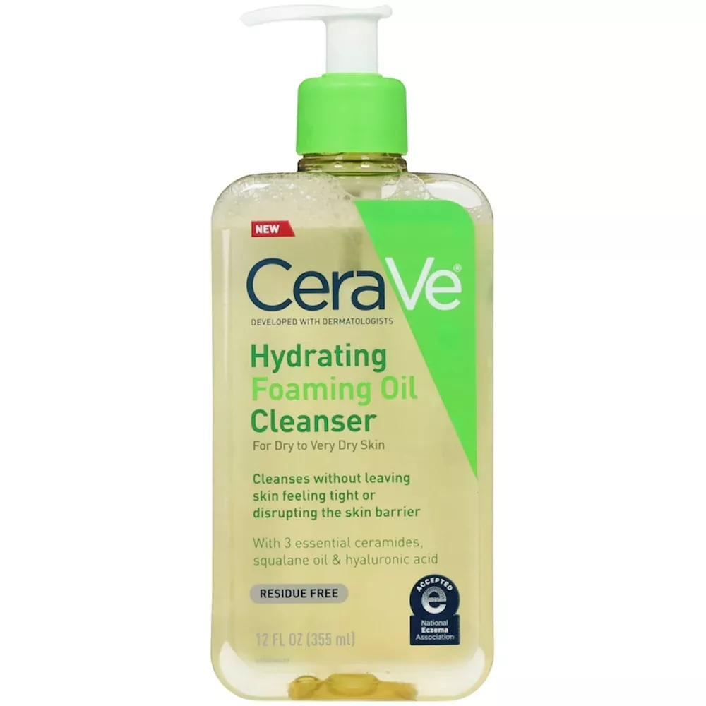 CeraVe Cleanser, Hydrating, Foaming, Oil 12 Fl Oz
