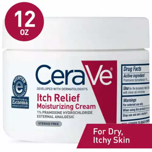 CeraVe Itch Relief 1% Cream, 12 oz