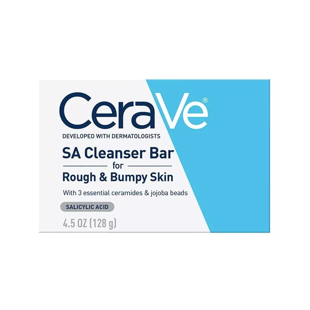 CeraVe SA Body Exfoliating Cleanser Bar For Rough & Bumpy Skin- 4.5oz