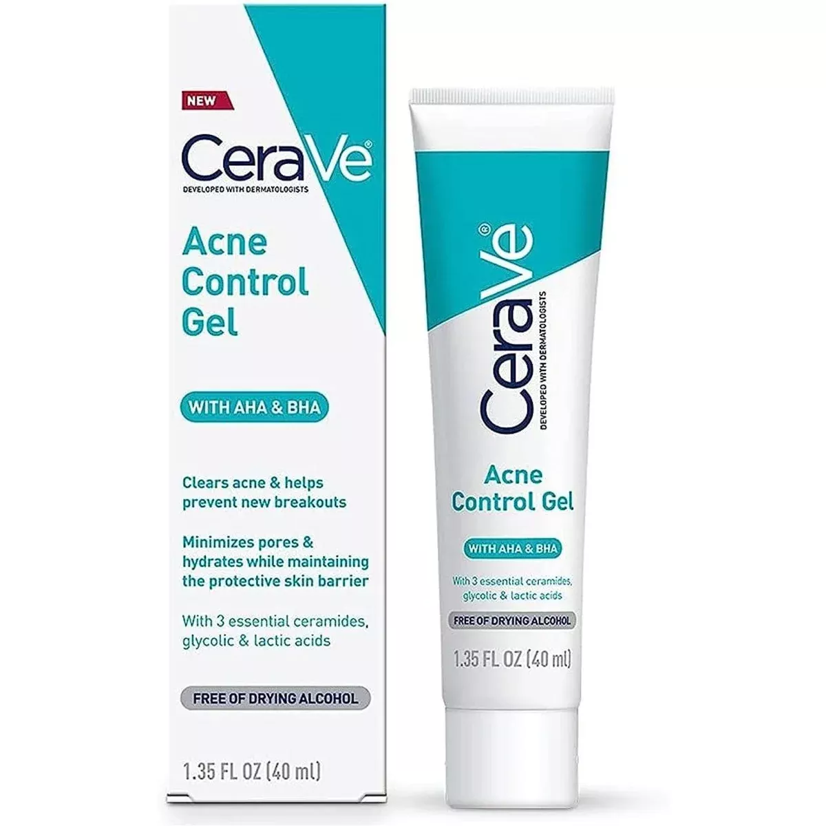 CeraVe Salicylic Acid Acne Treatment Control Gel – 1.35oz