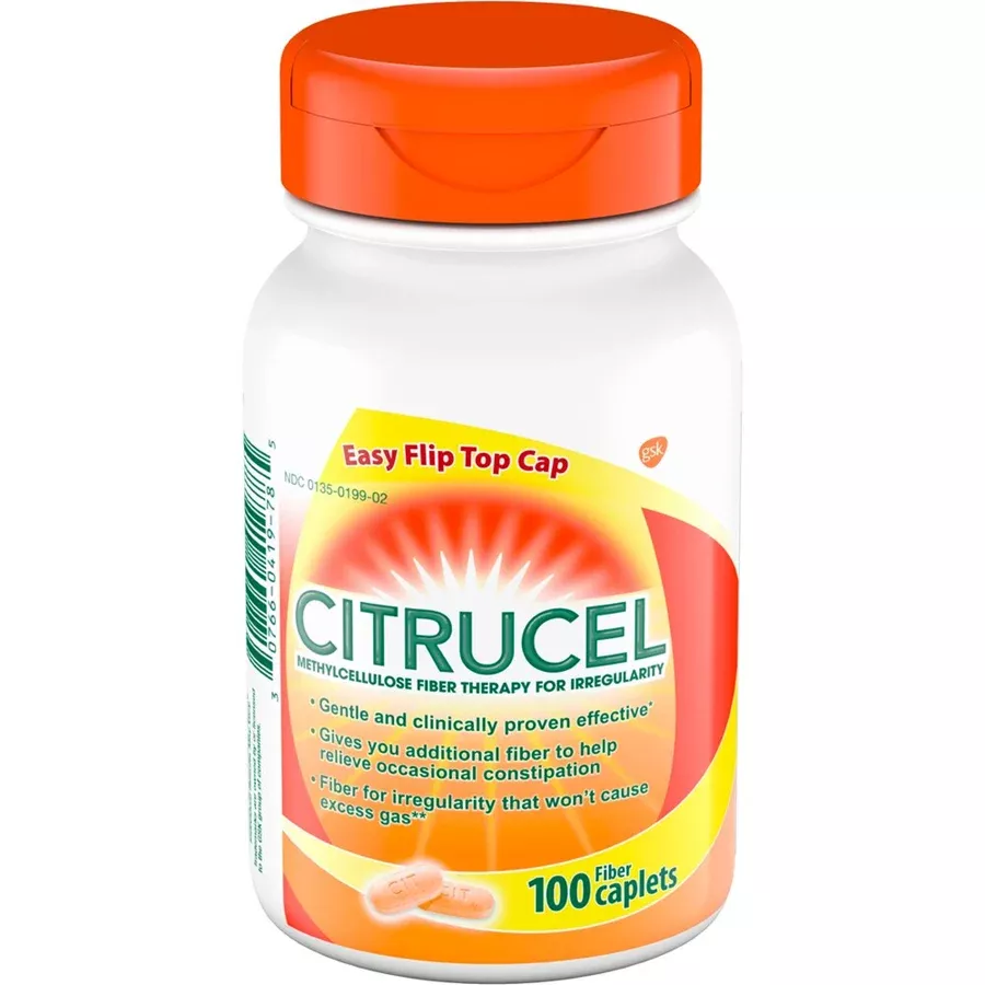 Citrucel Fiber Lax 500 mg Tablet, 100 EA