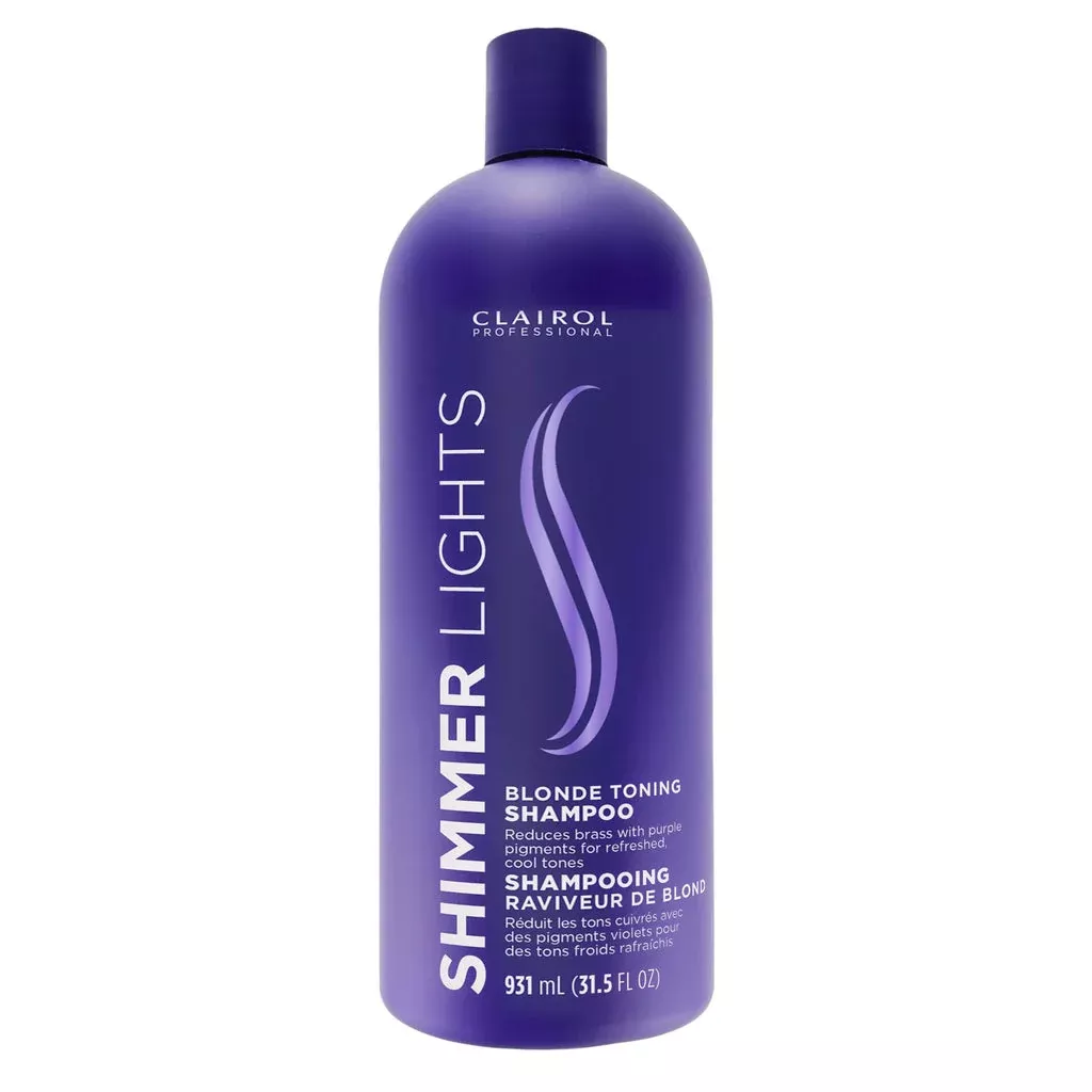 Clairol Professional Shimmer Lights Shampoo Blonde & Silver 31.5 Fl. Oz