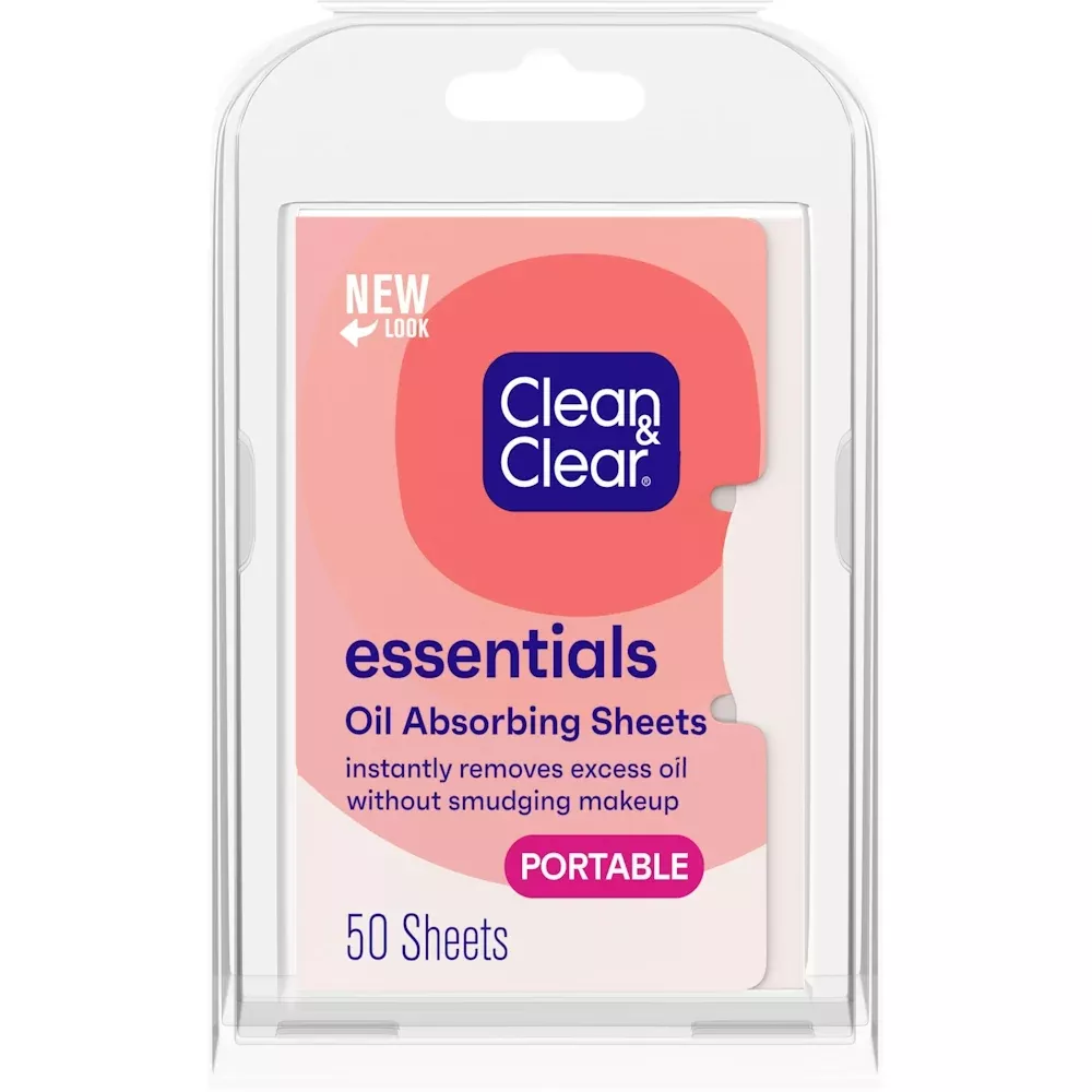 Clean & Clear Oil Absorbing Sheet, 50-Pack