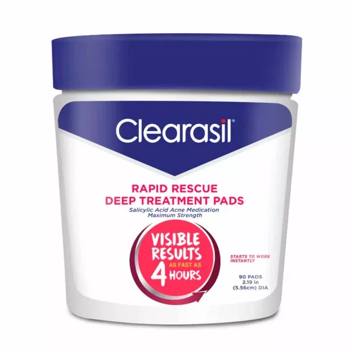 Clearasil Rapid Rescue Deep Treatment Pad, 90-Pack