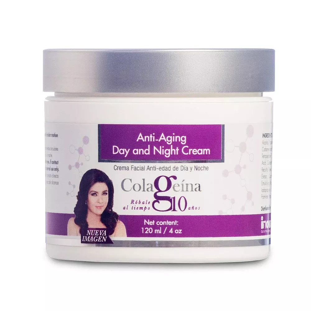 Colageina 10 Anti-Aging Daytime & Nighttime Cream, 4 oz