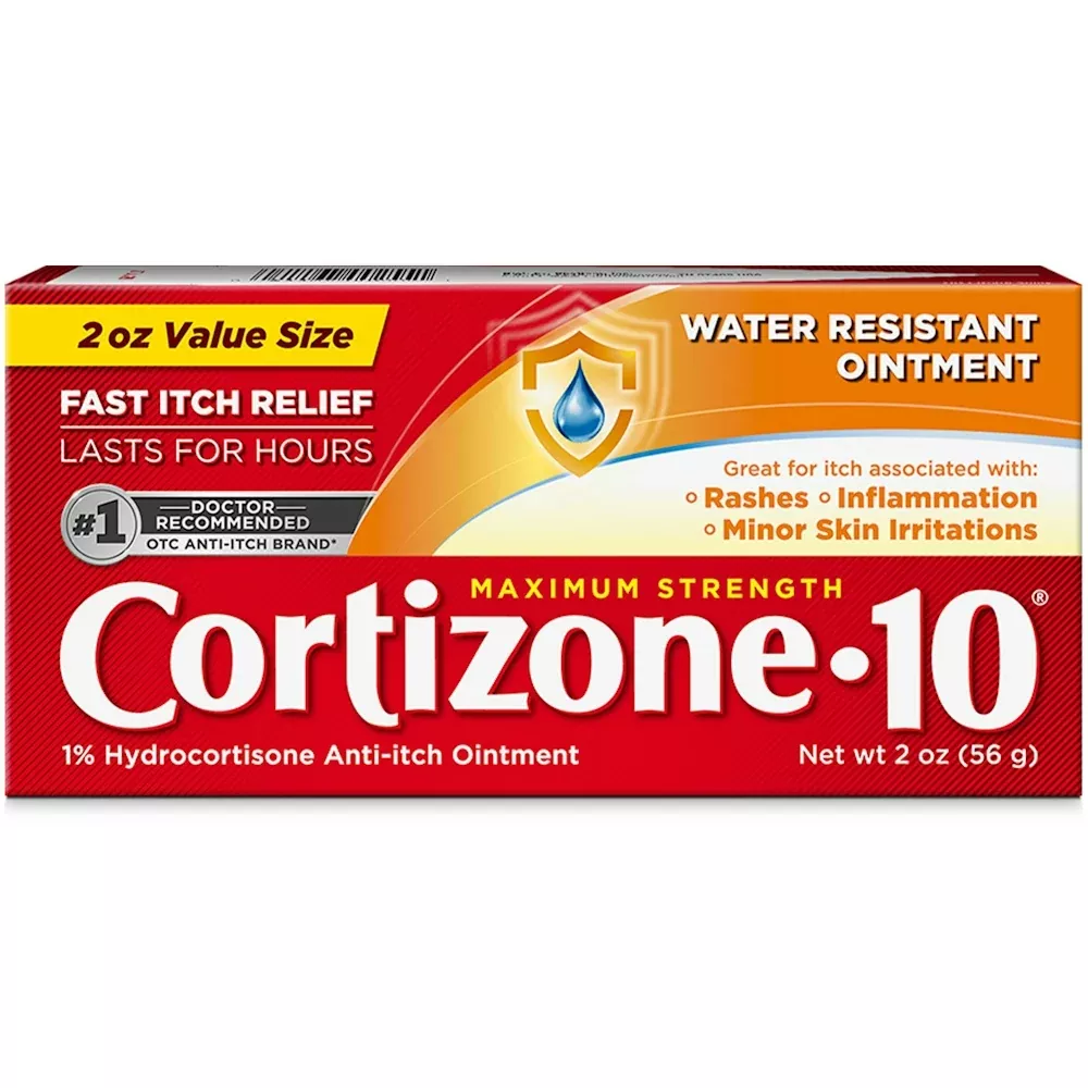 Cortizone-10 Itch Relief 1% Water-Resistant Ointment, 1 oz