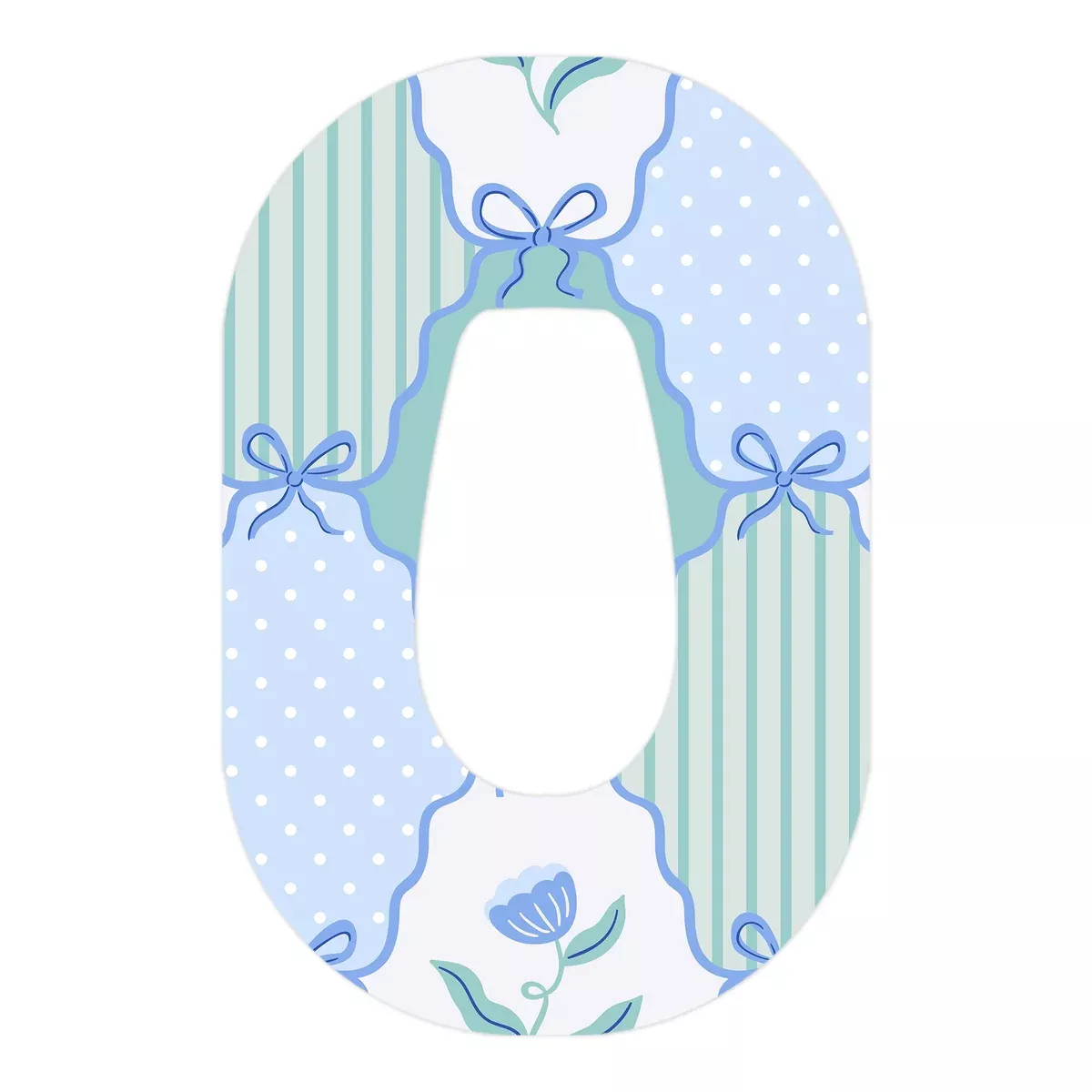 Cottage Bows Dexcom G6 Patch Tape - Pump Peelz