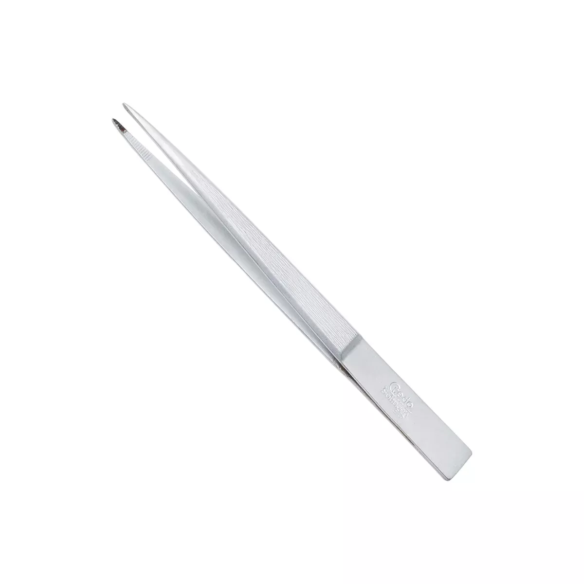 Credo Tweezers Pointed 3″Mat Chromium Blister – 16 Oz