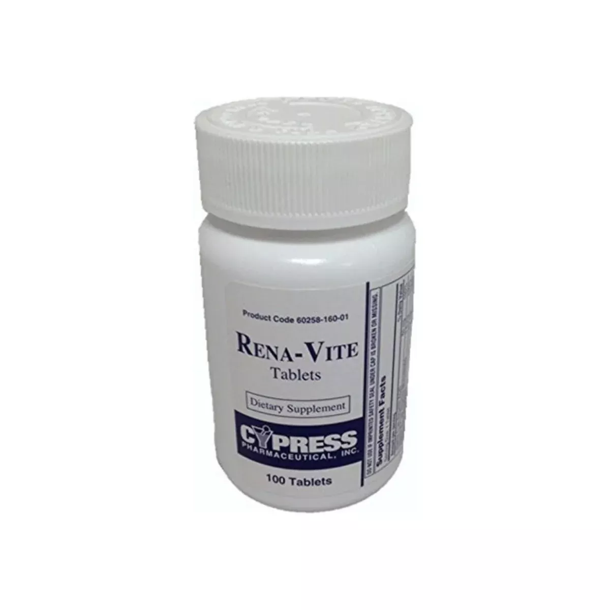 Cypress Pharmaceutical Rena-Vite Tablets, 100 Tablet Bottle