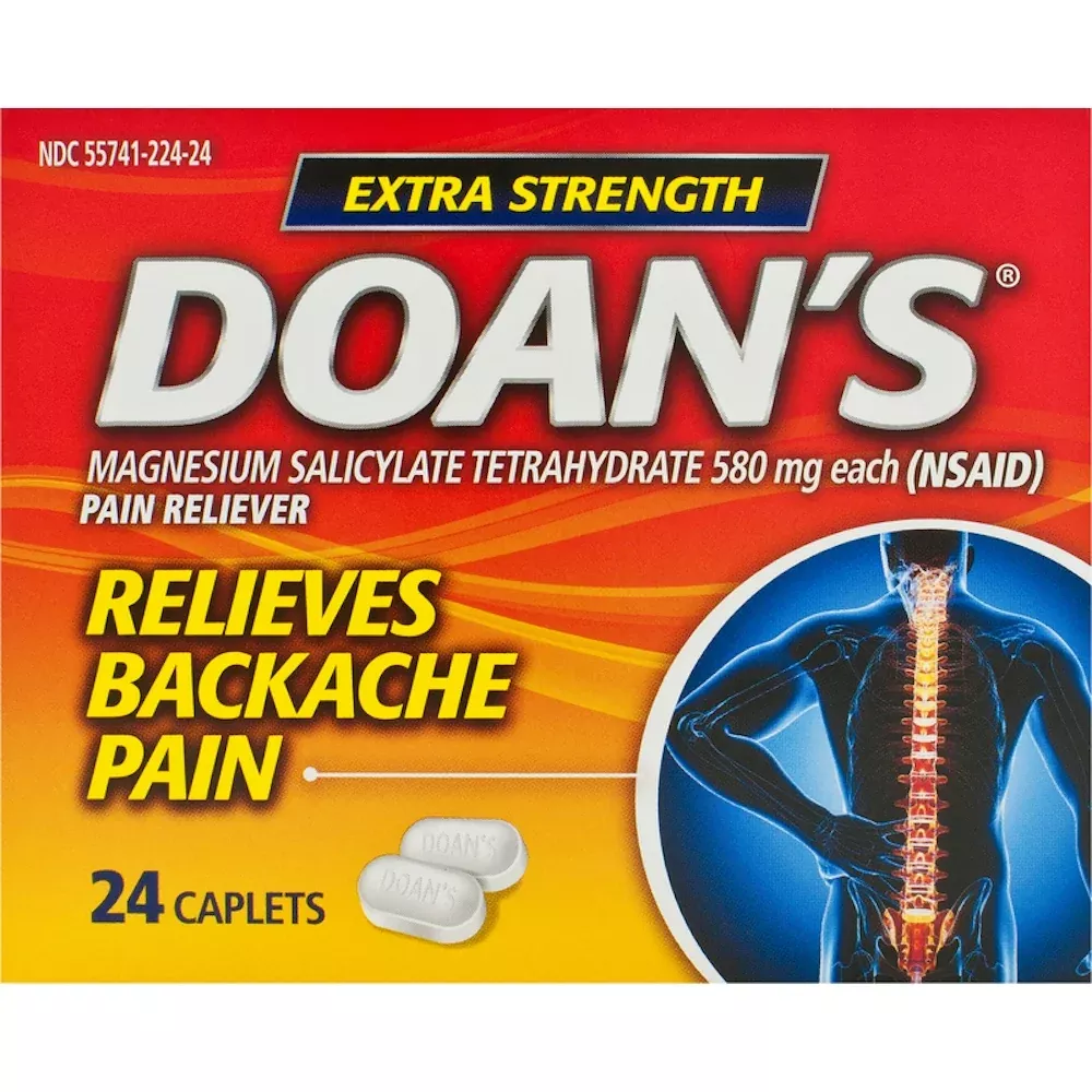 Doan’s Extra Strength Backache Relief – 24 Caplets (Magnesium Salicylate)