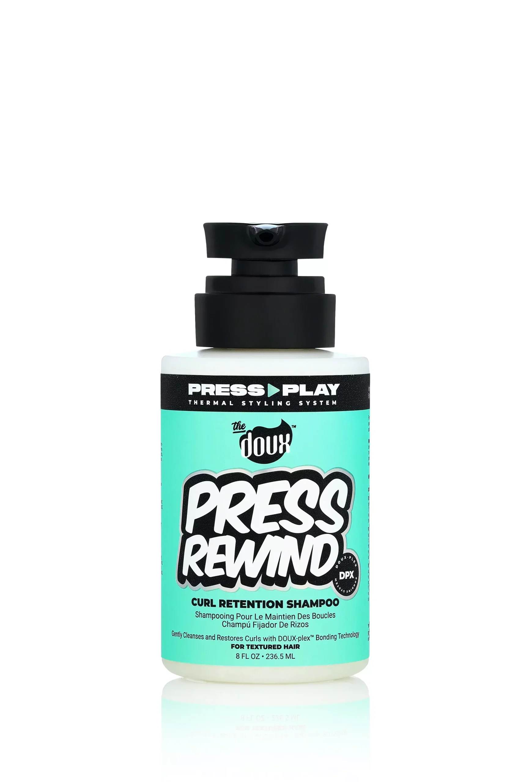 The Doux Press Rewind Curl Retention Shampoo