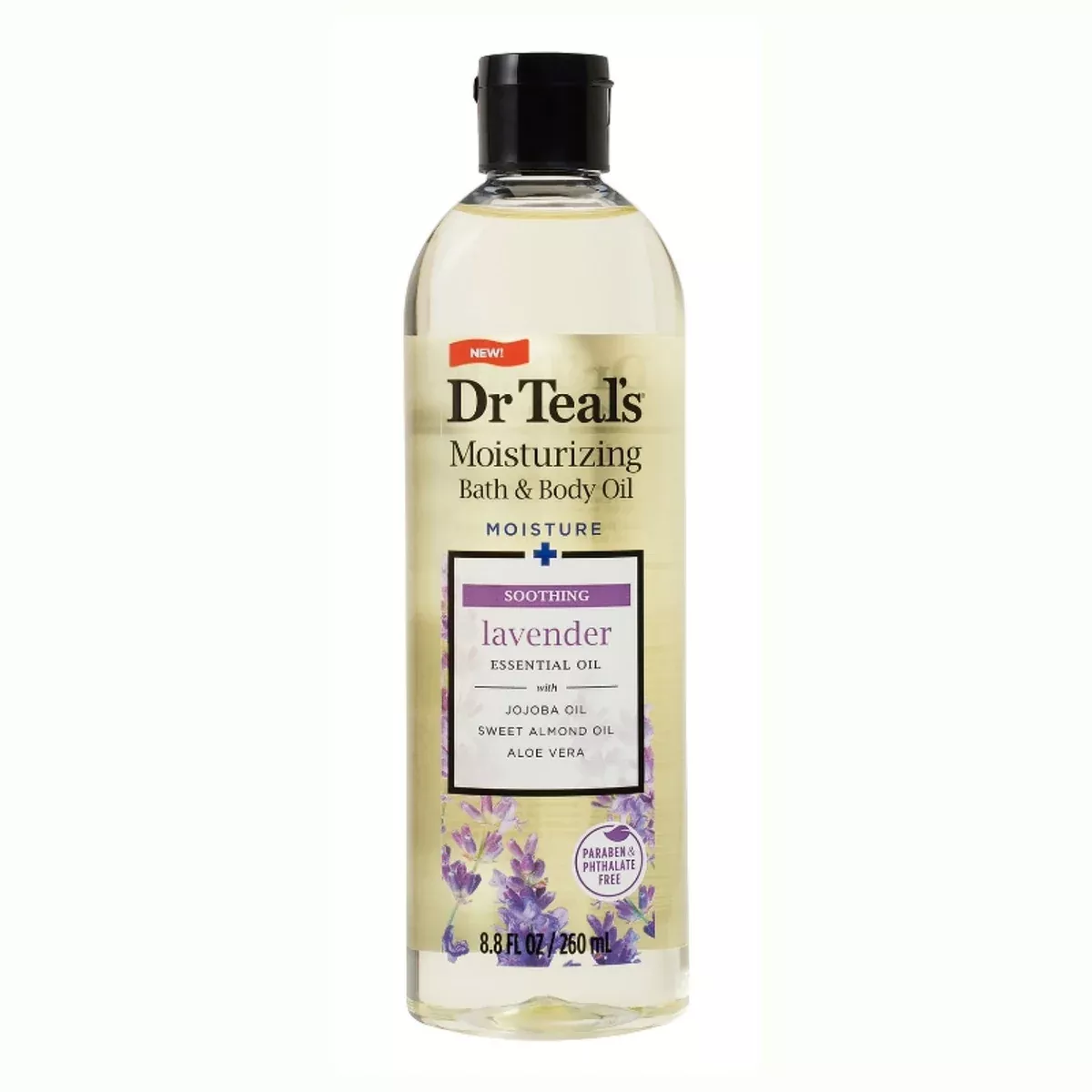 Dr Teal’s Body & Bath Oil, Soothe & Sleep With Lavender 8.8 Oz