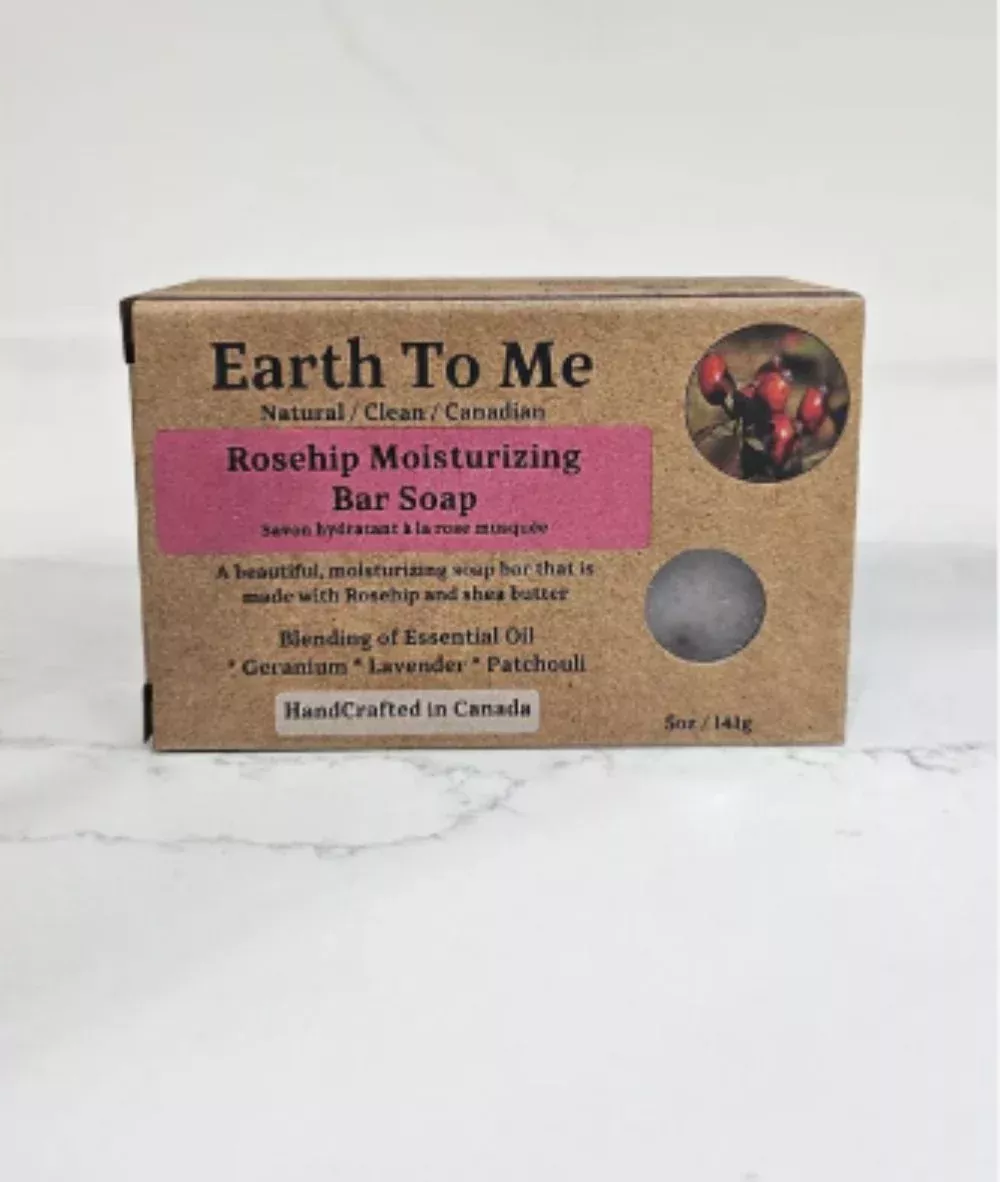 Earth To Me Rosehip Moisturizing Bar Soap 5oz