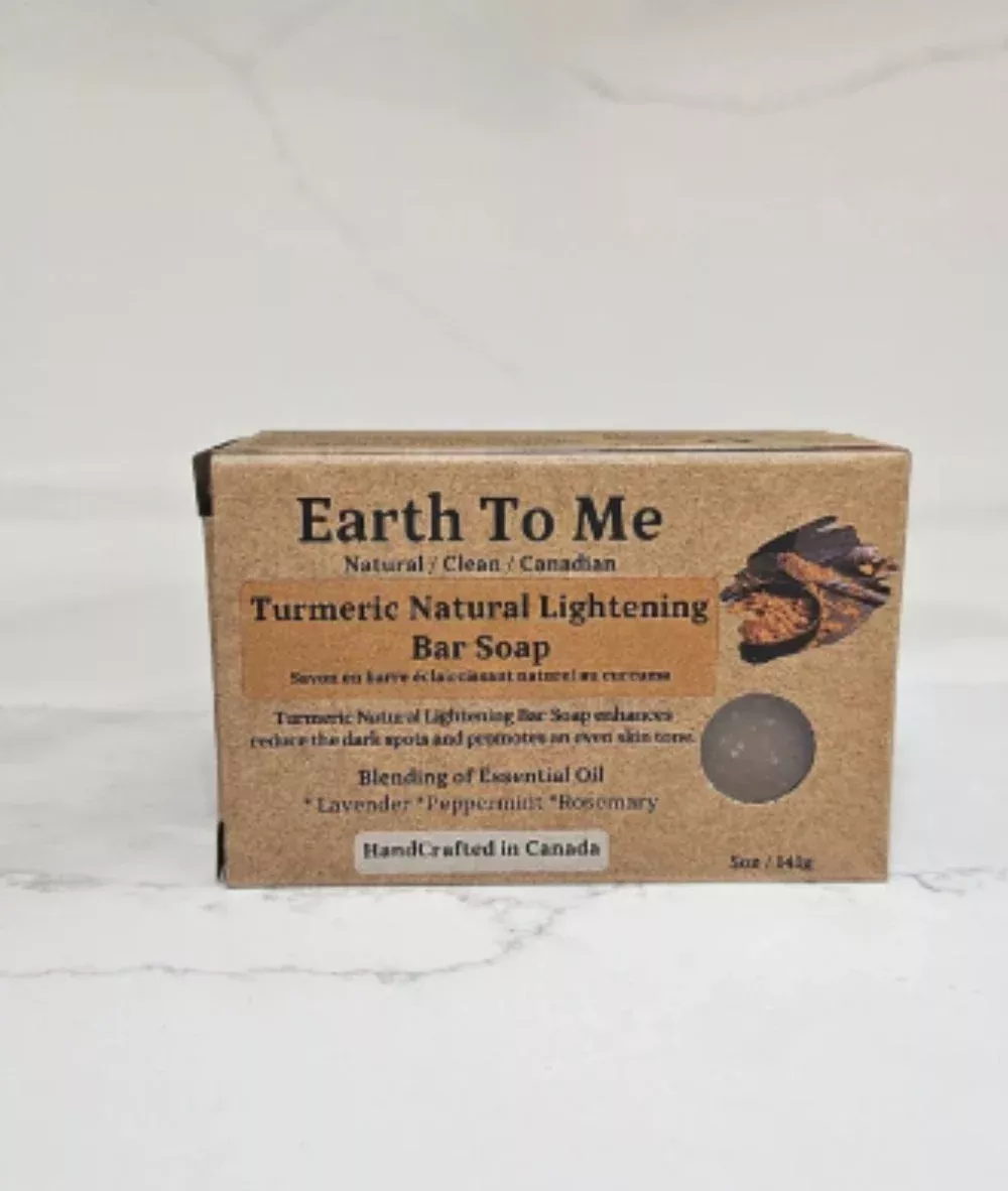 Earth To Me Turmeric Natural Lightening Bar Soap 5oz