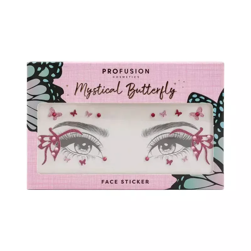 Empowered Butterfly | Mystical Butterfly Face Stickers
