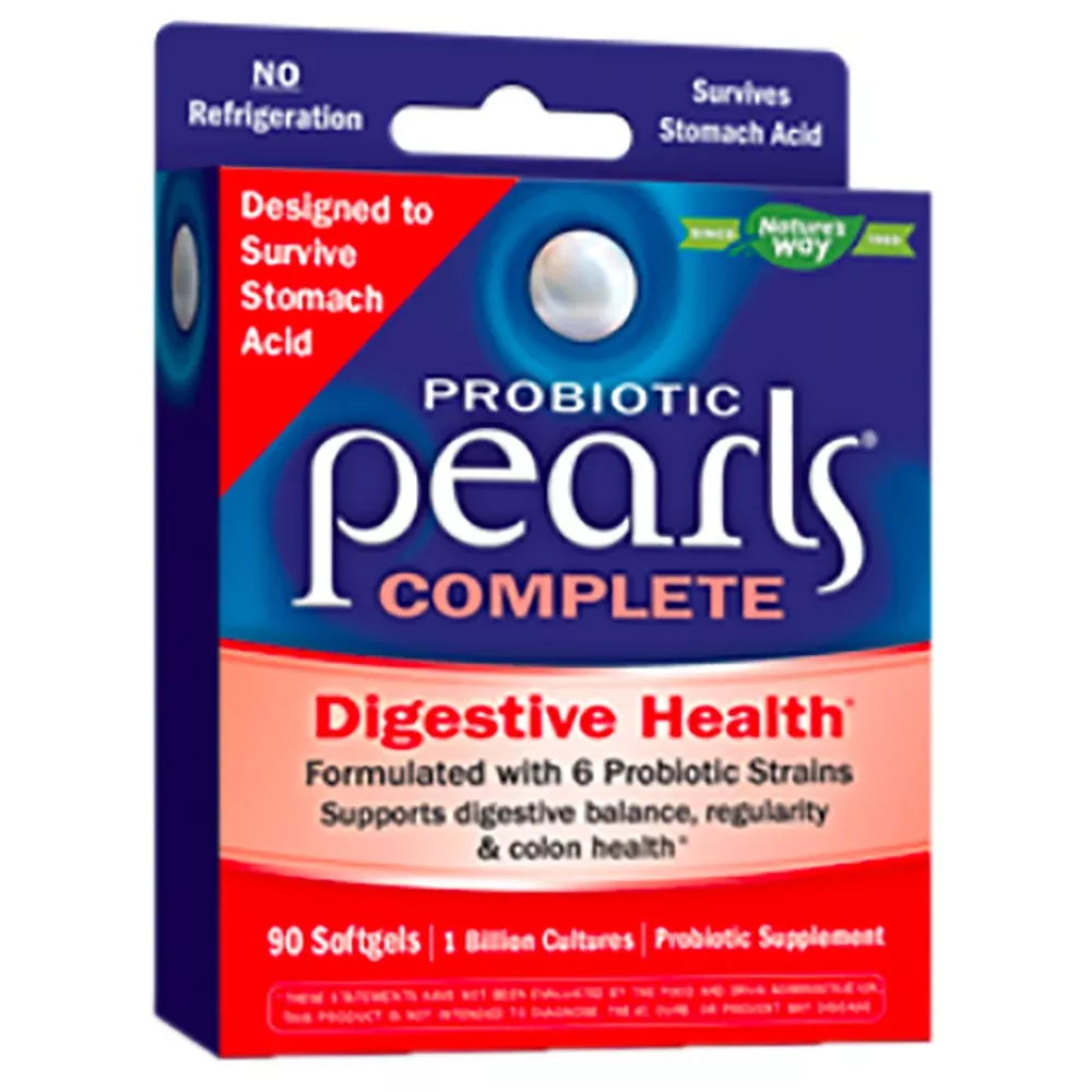Enzymatic Therapy Nature’s Way, Probiotic Pearls Complete, Digestive Health, 30 Softgels
