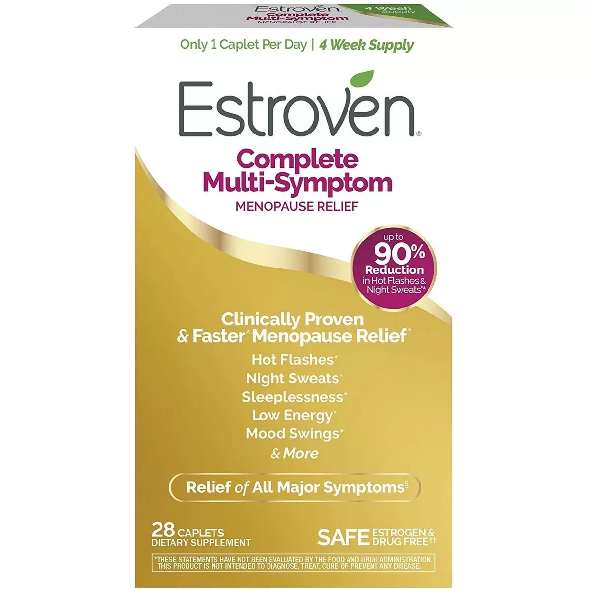 Estroven Complete Menopause Relief Tablet CPLT, 28 EA