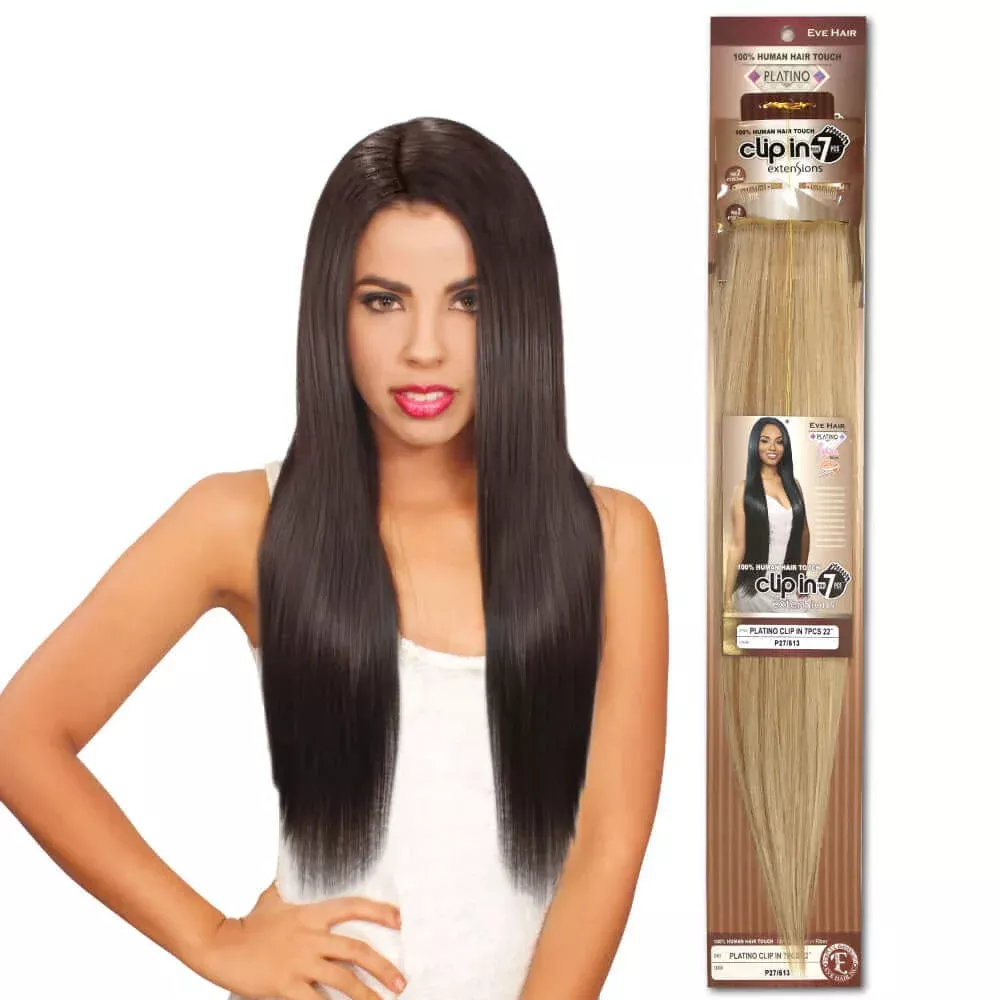 EVE HAIR – PLATINO CLIP IN 7PCS 22″ STRAIGHT