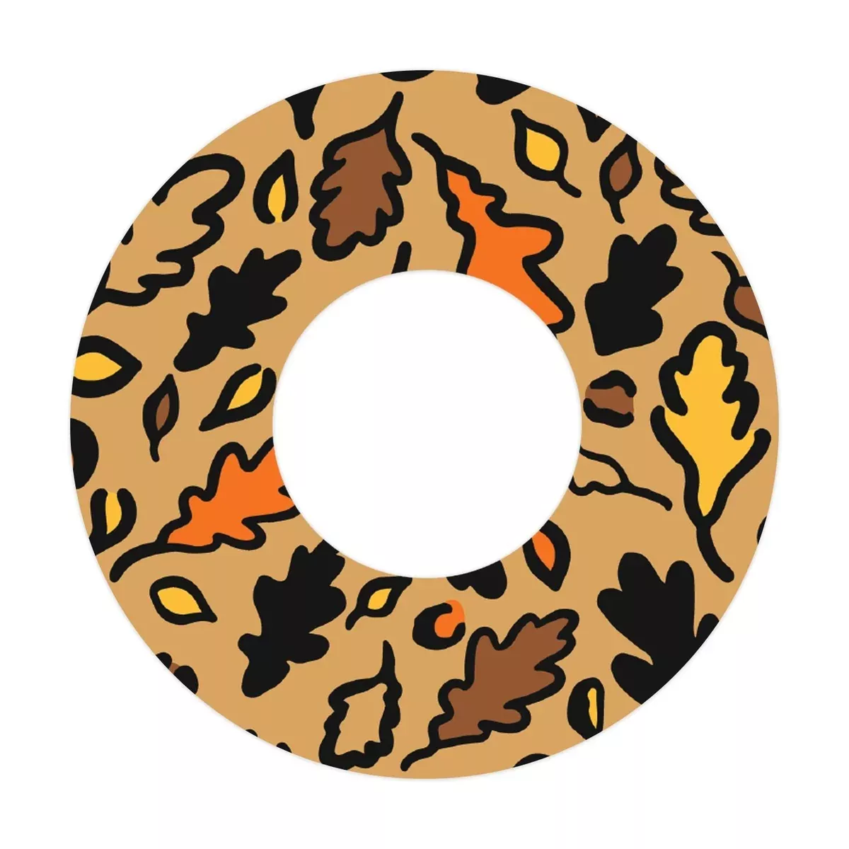 Falling Leaves PatchTape Designed for the FreeStyle Libre 2