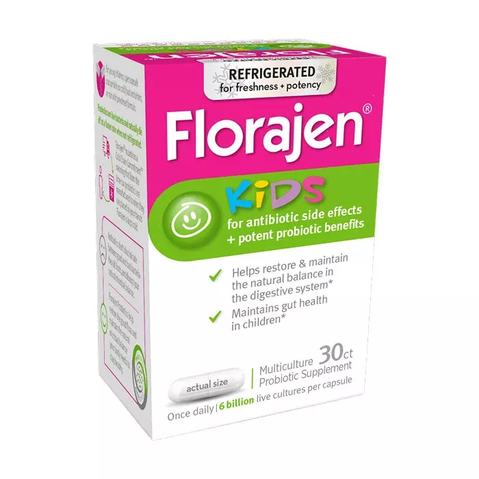 Florajen 4 Kids Probiotic Dietary Supplement Capsules
