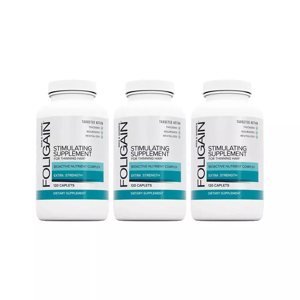 Foligain hair growth capsules (3-pack)