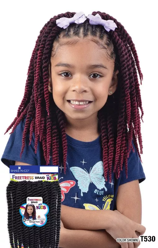 FREETRESS – 3X KIDS-JUMBO SENEGAL TWIST 9″