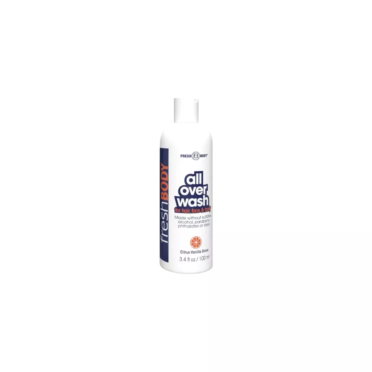 Fresh Bodywash All Over Wash – Citrus Vanilla Grove – 3.4 fl oz Travel Size