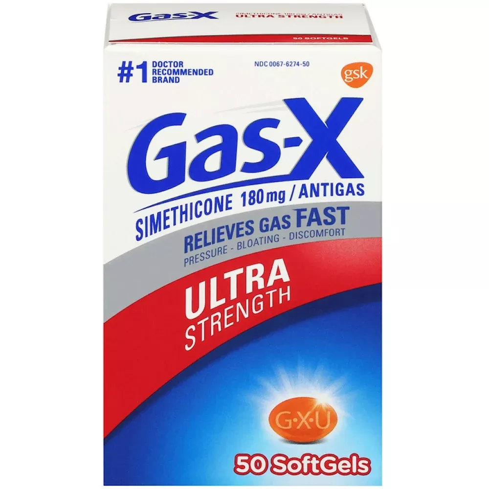 Gas-X 180 mg Ultra Strength Gelcap SFG, 50 EA