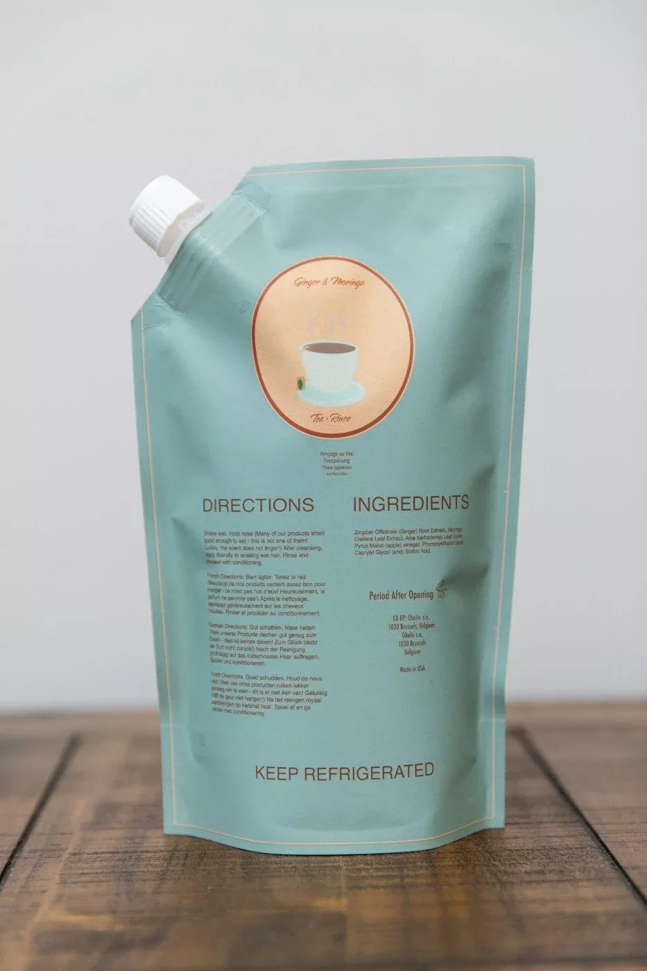 Ginger and Moringa Tea Rinse