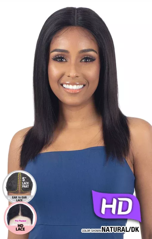 GIRLFRIEND - 100% Virgin Human Hair HD Lace Front Wig STRAIGHT 18" (100% HUMAN)