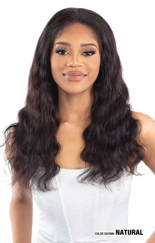 GLOSSY – GLUELESS HD FRONTAL BODY WAVE WIG 22″