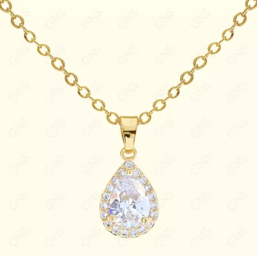 GNS – Gold Diamond Necklace (CZN61G)