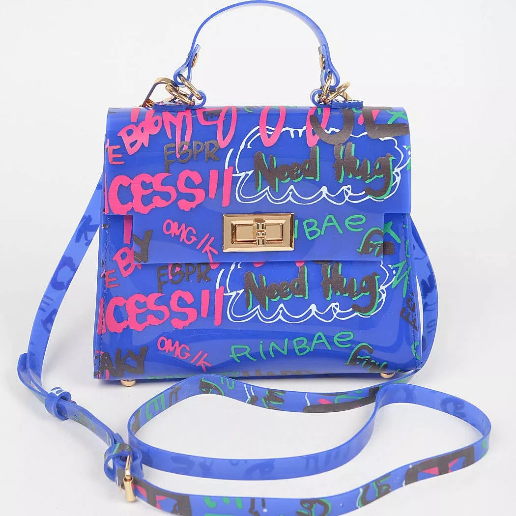 Graffiti Top Handle Bag