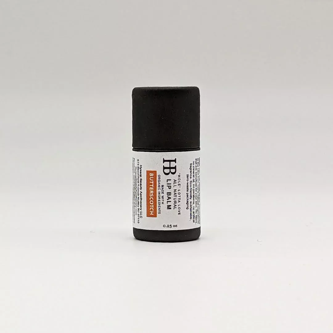 “Hole” Lotta Love Lip Balm – Butterscotch Short