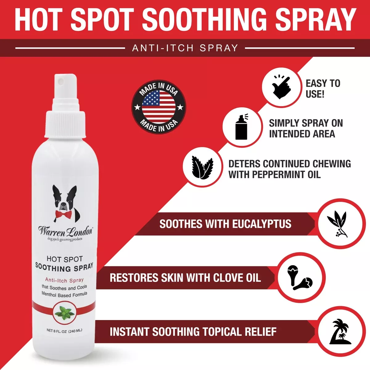 Hot Spot Soothing Spray – Anti Itch Spray That Soothes And Cools