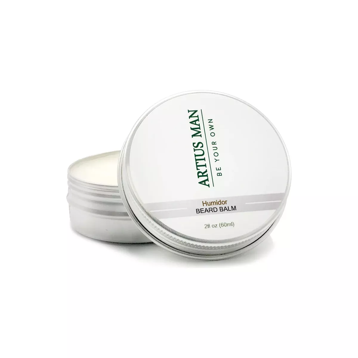 Humidor Beard Balm – Cherry, Tobacco, and Oud Beard Balm With Light Hold (2 oz)