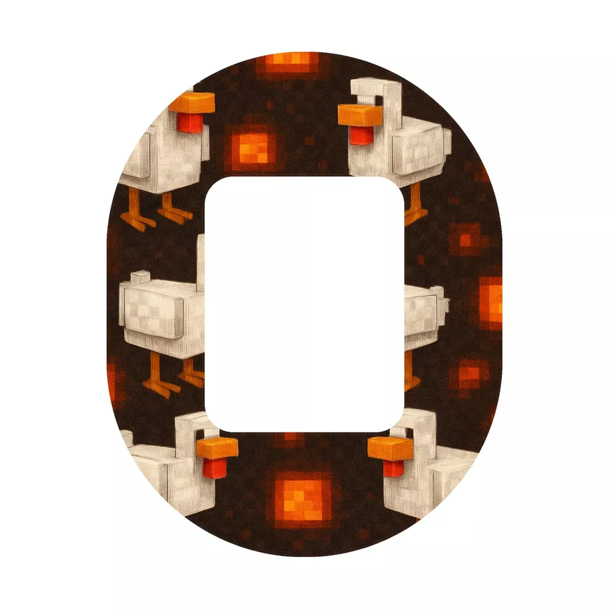 Inferno Chicken Tandem Mobi Decorative Patch Tape – Pump Peelz