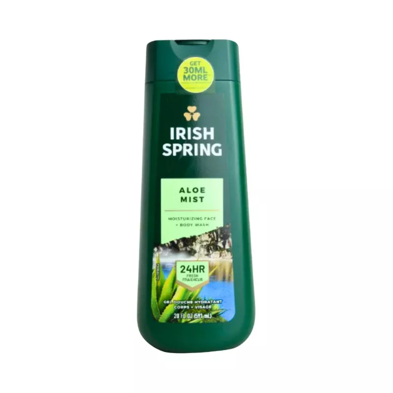 Irish Spring Men Aloe Mist Body Wash – 20 Fl Oz