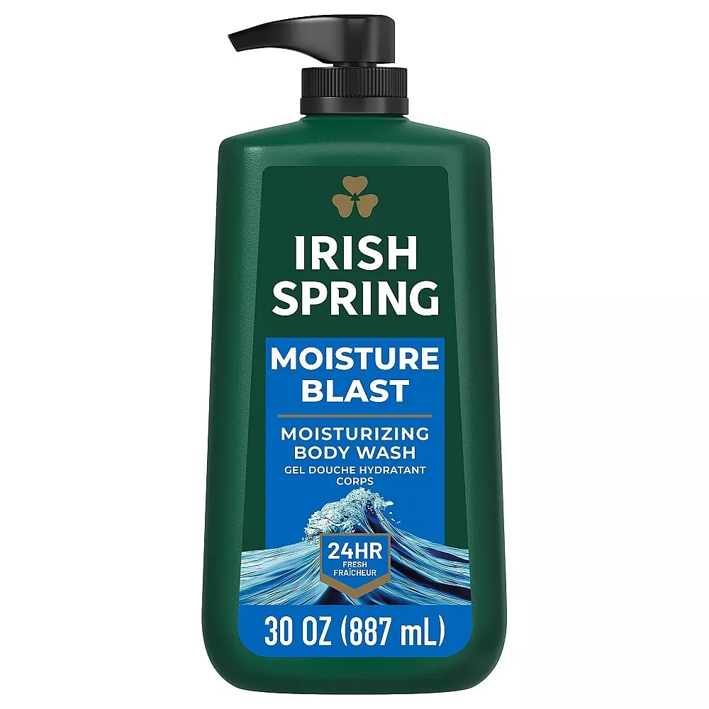 Irish Spring Moisture Blast Face & Body Wash Pump – 30 Fl Oz