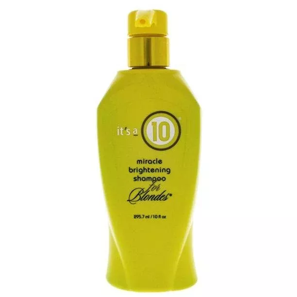 It’s a 10 Miracle Brightening Shampoo For Blondes 10oz